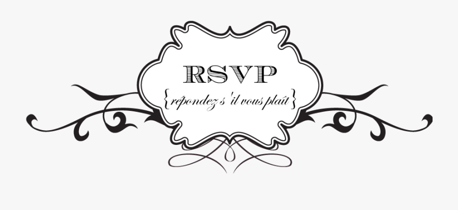 Wedding Party Text, Transparent Clipart