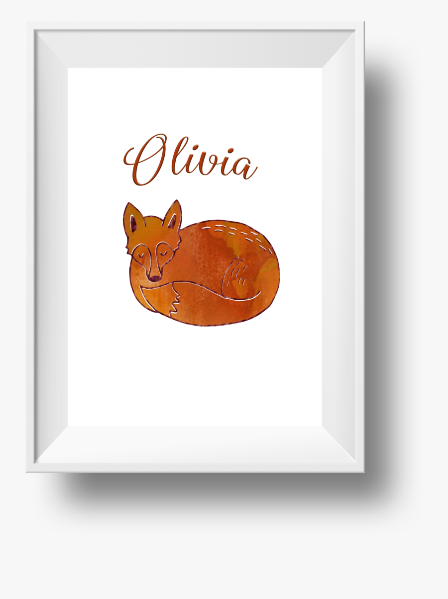 Transparent Fox Paw Print Png - Greeting Card, Transparent Clipart
