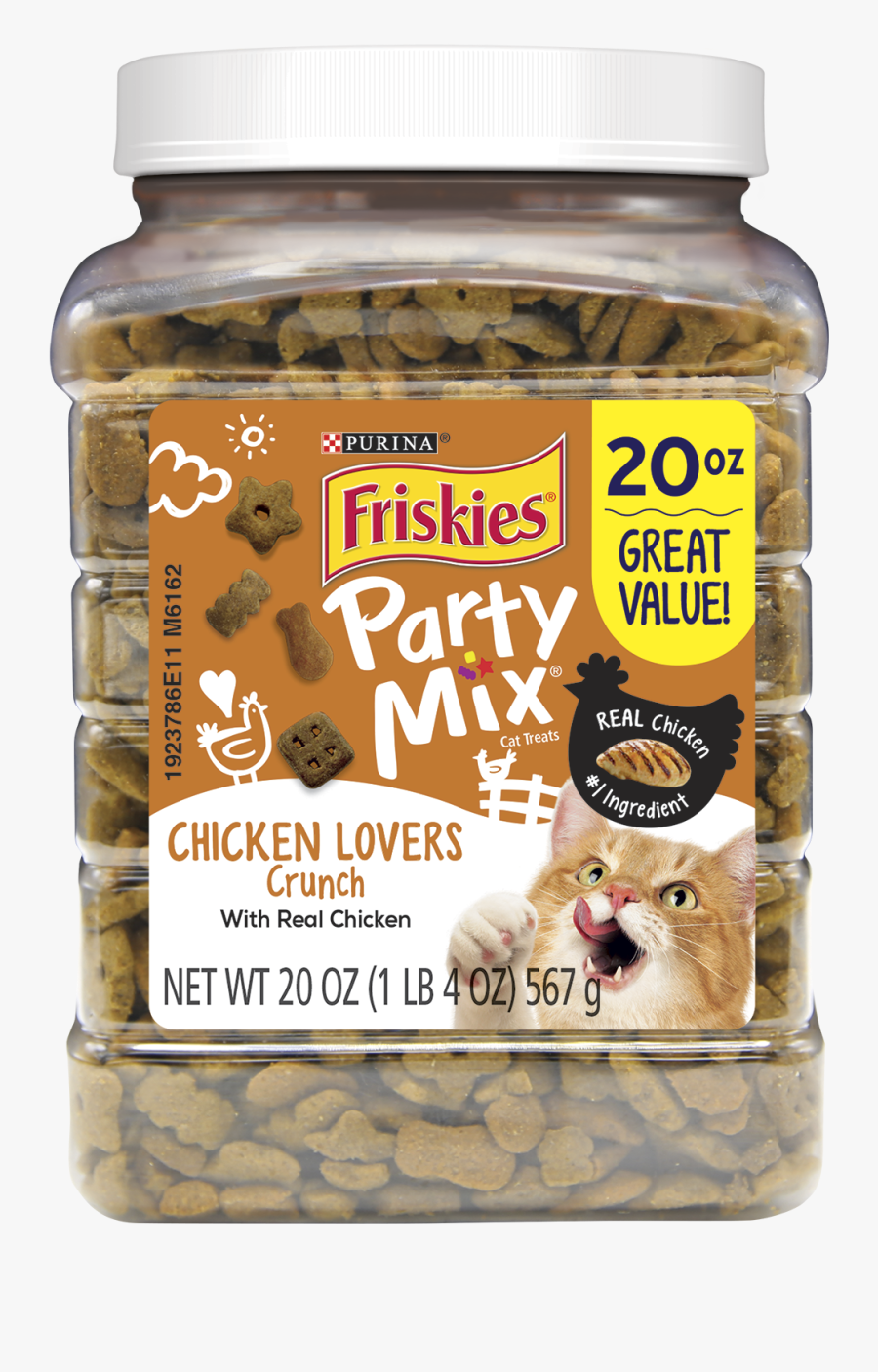 Friskies Party Mix 20 Oz, Transparent Clipart