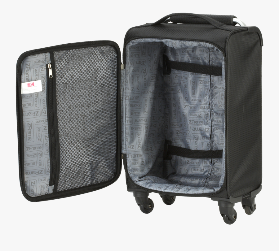 Clipart Freeuse Library Suitcase Transparent Black - Open Luggage Transparent Background, Transparent Clipart
