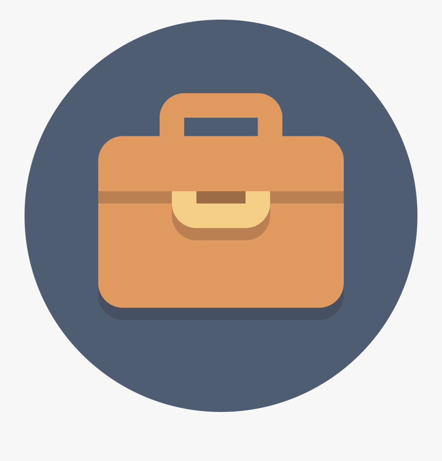 Suitcase Icon - Suitcase Icon Flat, Transparent Clipart