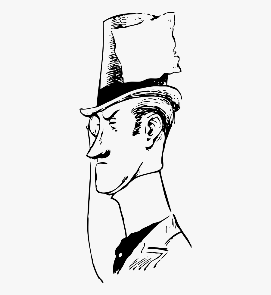 Top Hat With Label Svg Clip Arts - Top Hat, Transparent Clipart