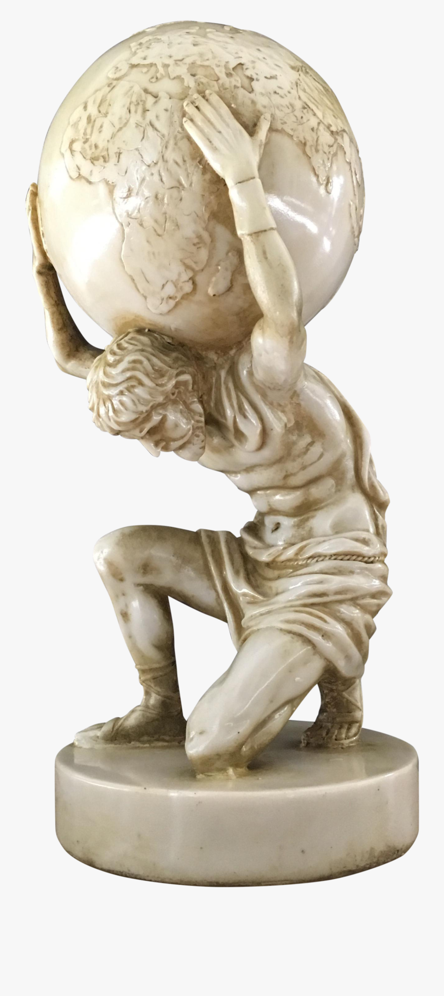 Clip Art Png For Free - Statue Greek Atlas, Transparent Clipart
