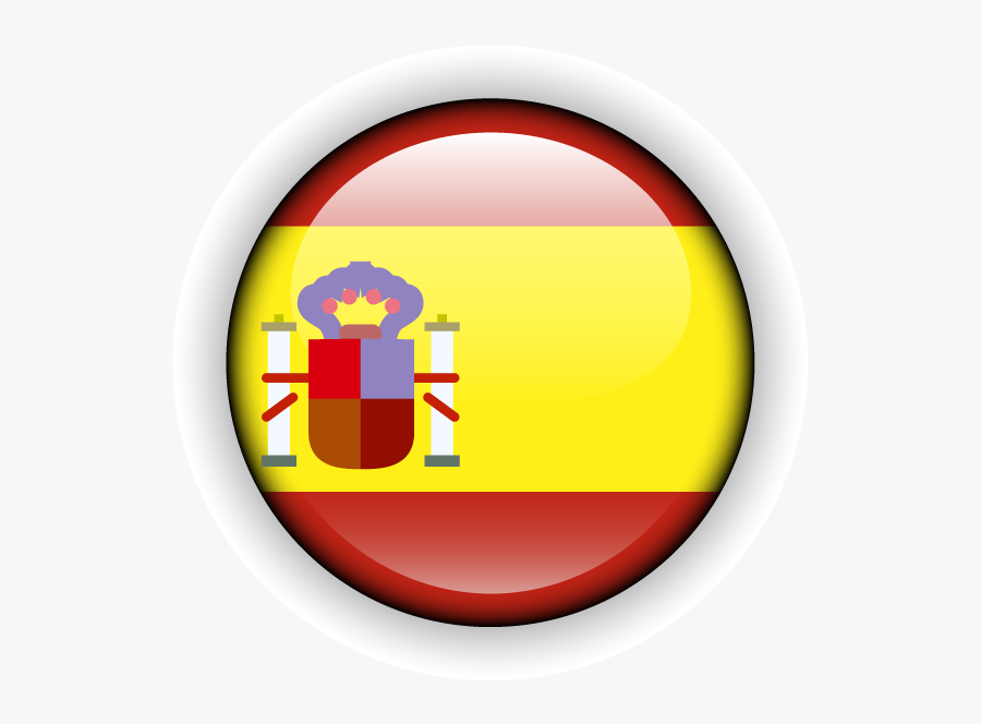 Spain Flag Clip On Earrings - Flagi Państw Unii Europejskiej, Transparent Clipart