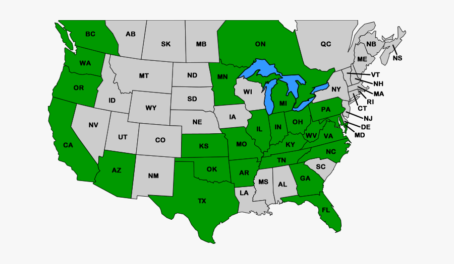 If Your State Does Not Have A Dealer, Please Contact - Compact Nursing States 2019, Transparent Clipart