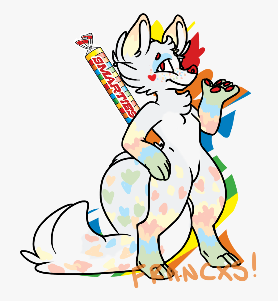 Smarties Candy Rolls, Mega - Smarties Candy, Transparent Clipart