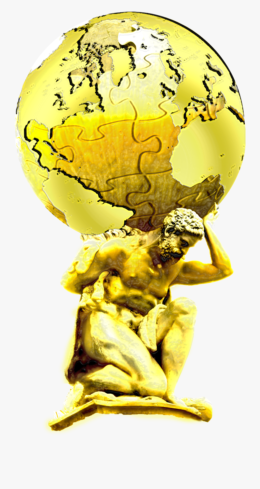Atlas, Transparent Clipart