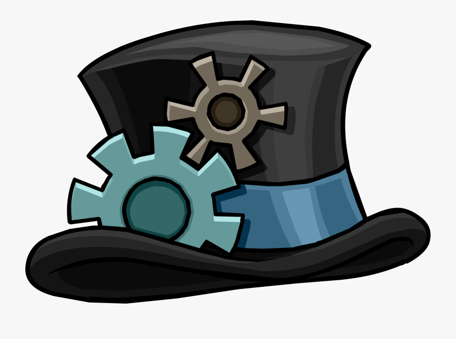 Top Hat Clipart Club Penguin - Red Top Hat Anime, Transparent Clipart