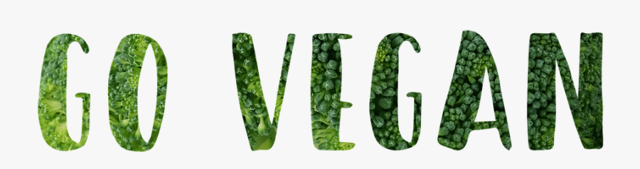 Vegan, Slogan, Motivational, Go Vegan - Go Vegan No Background, Transparent Clipart