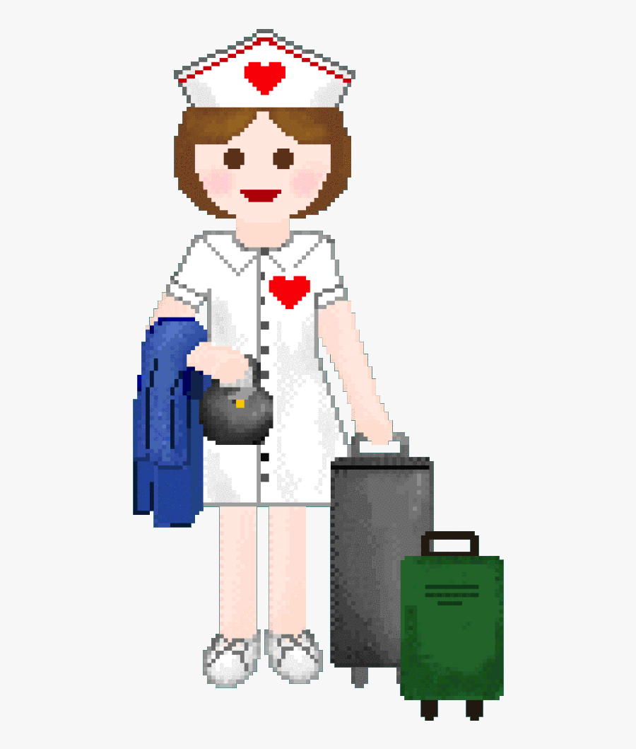 Travel Nurse Clipart - Travel Nursing Clip Art, Transparent Clipart