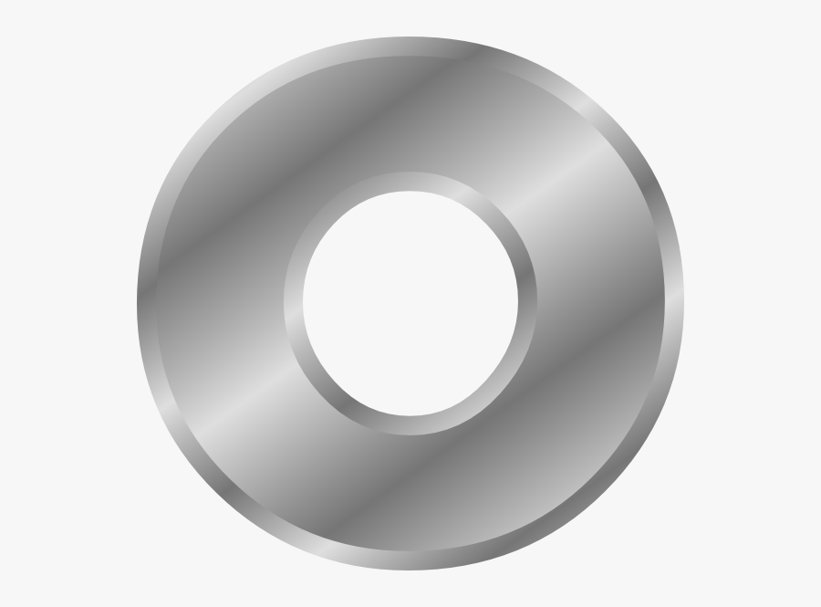 Free Vector Effect Letters Alphabet Silver O Clip Art - ตัว อักษร ภาษา อังกฤษ O, Transparent Clipart