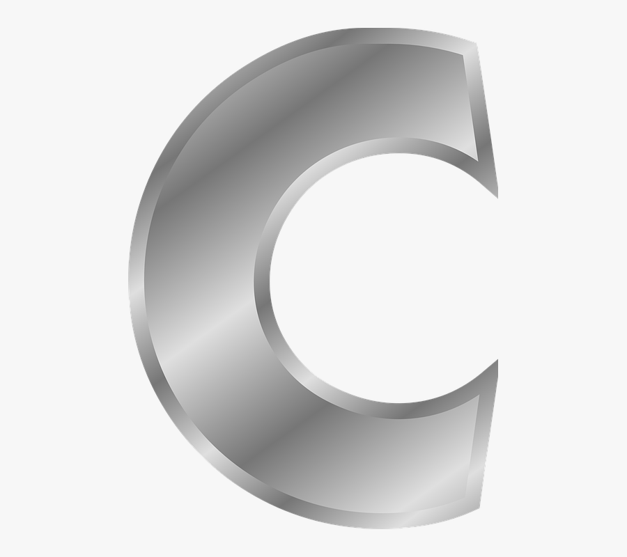 Transparent Alphabet Blocks Clipart - Alphabet Letters In Silver, Transparent Clipart