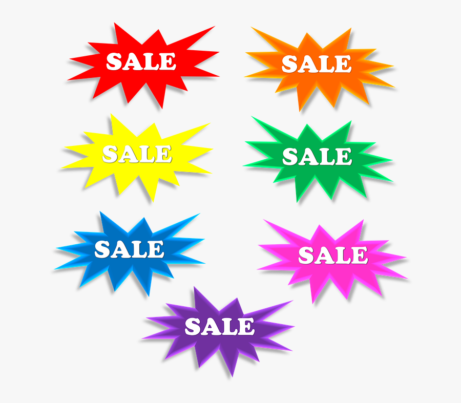 Transparent Bursts Clipart - Rainbow, Transparent Clipart