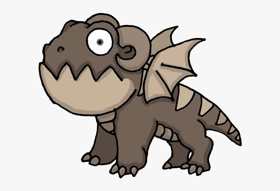 Transparent Fire Cartoon Png - Rock Dragon Clipart, Transparent Clipart
