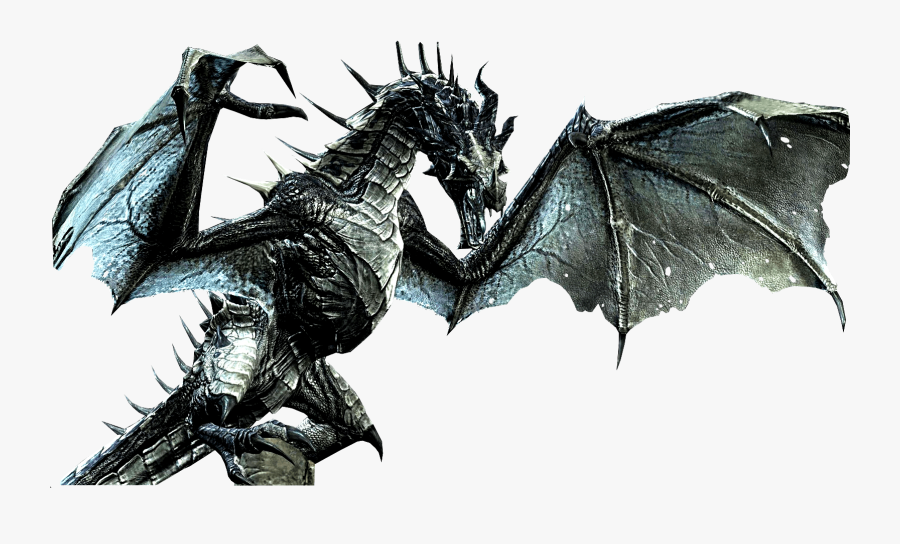Skyrim Dragon, Transparent Clipart