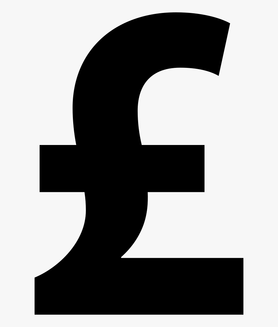 Pound Currency Bold Symbol - Pound Sign Png, Transparent Clipart