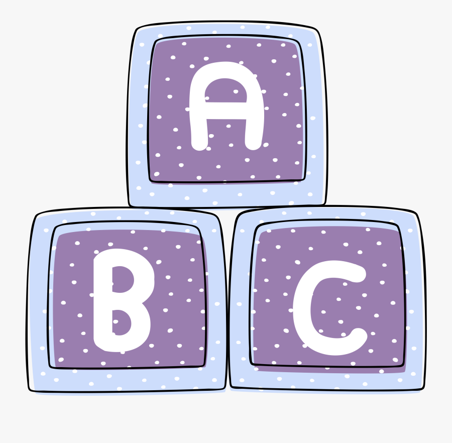 Blue Baby Block Clipart, Transparent Clipart