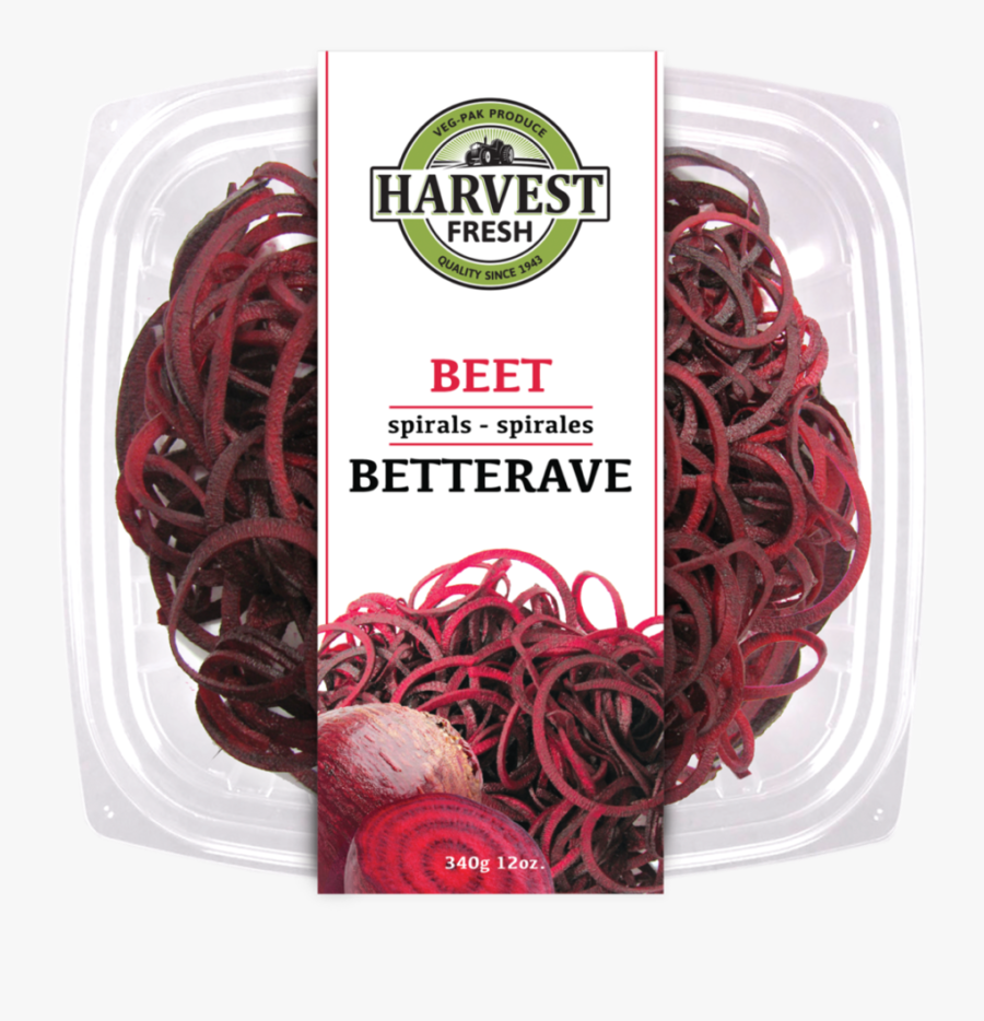 Transparent Noodles Png - Beet Spirals, Transparent Clipart