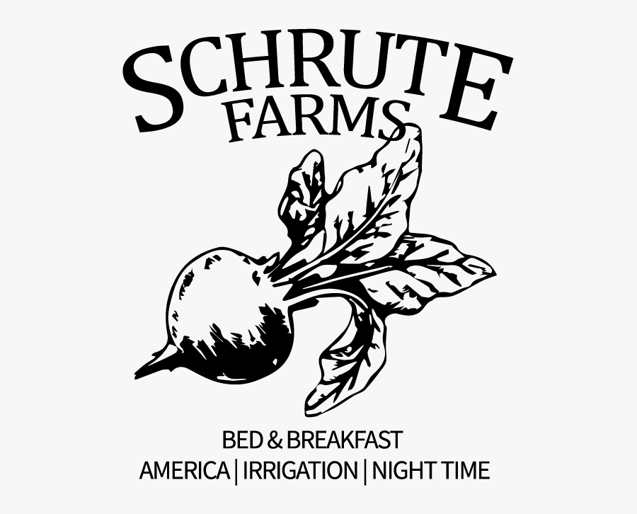 Office Schrute Farms Logo, Transparent Clipart