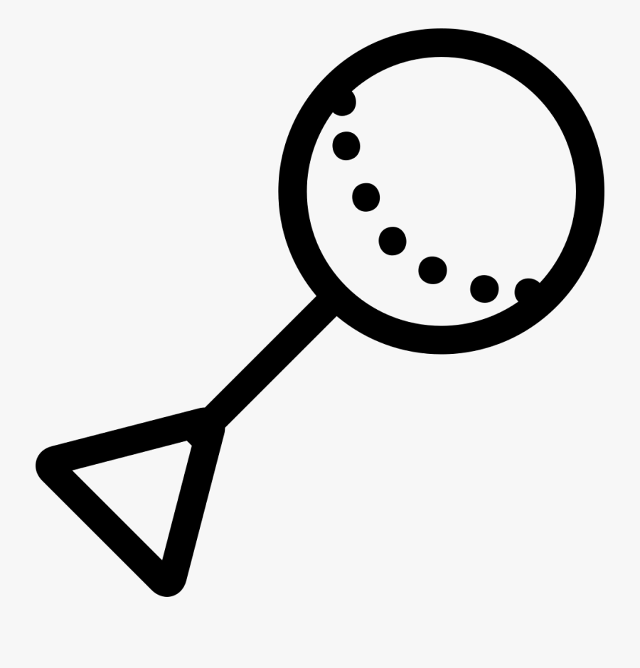 Rattle For Babies - Magnifying Glass With People, Transparent Clipart