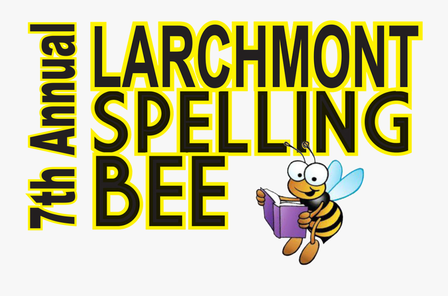 7th Annual Larchmont Spelling Bee Friends Of The Larchmont - Honeybee, Transparent Clipart