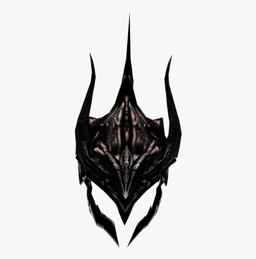 Black Goth Helmet - The Elder Scrolls V: Skyrim, Transparent Clipart
