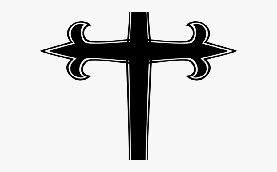 Transparent Gothic Borders Png - Gothic Religious Art Black And White, Transparent Clipart