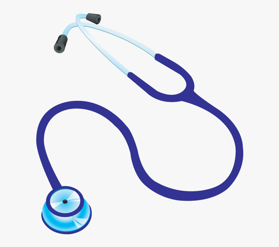 77471 - Blue Stethoscope Clipart Transparent Background, Transparent Clipart
