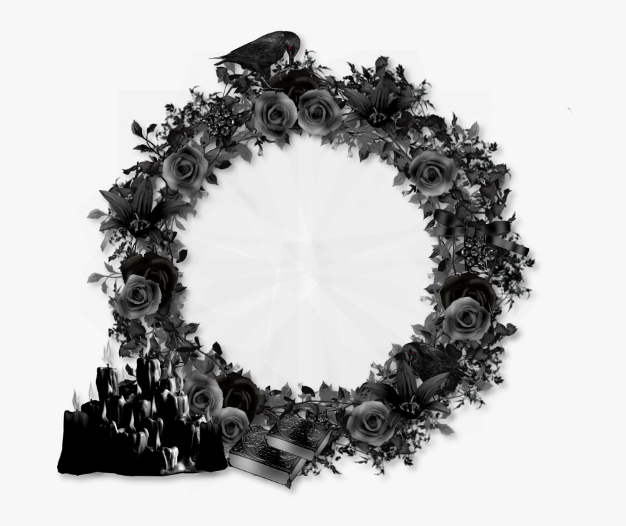 Cluster Frame A Goth - Gothic Frame Cluster Png, Transparent Clipart