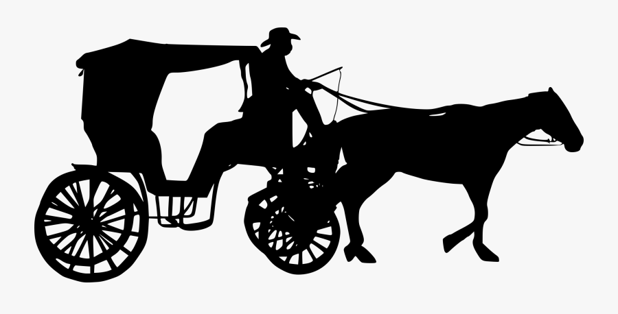 Portable Network Graphics Clip Art Carriage Silhouette - Carriage Png, Transparent Clipart