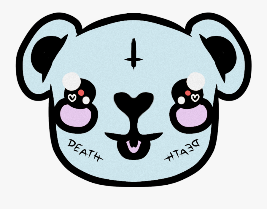 Cuppai Goth Cute Koala Drawing, Transparent Clipart