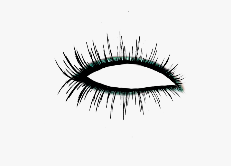 Download Makeup Png Photo - Eye Outline With Eyelashes, Transparent Clipart