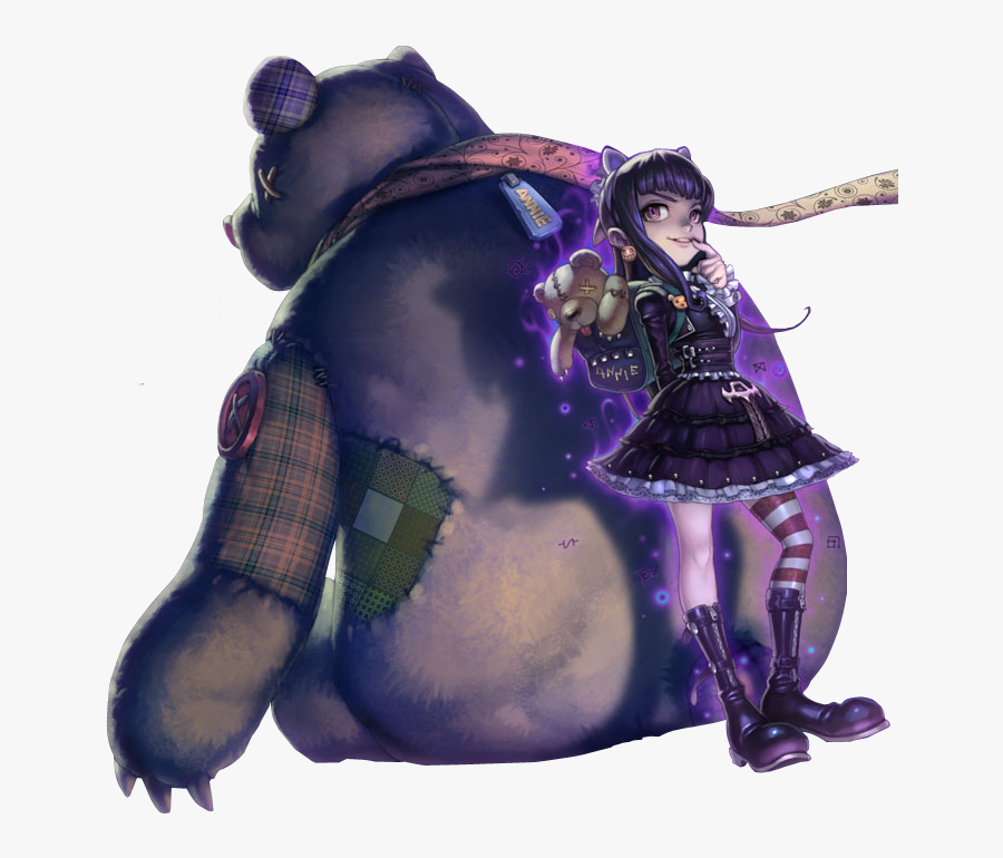 Goth Annie Skin With Tibbers Png Image - League Of Legends Annie Dark, Transparent Clipart