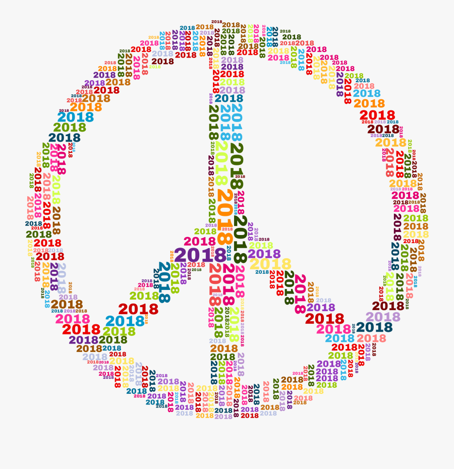 Clip Art Clipart Big Image Png - Peace Sign 2018, Transparent Clipart