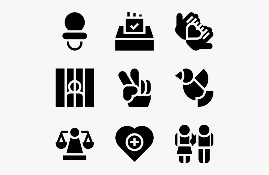 Peace & Human Rights - Operating System Icon, Transparent Clipart