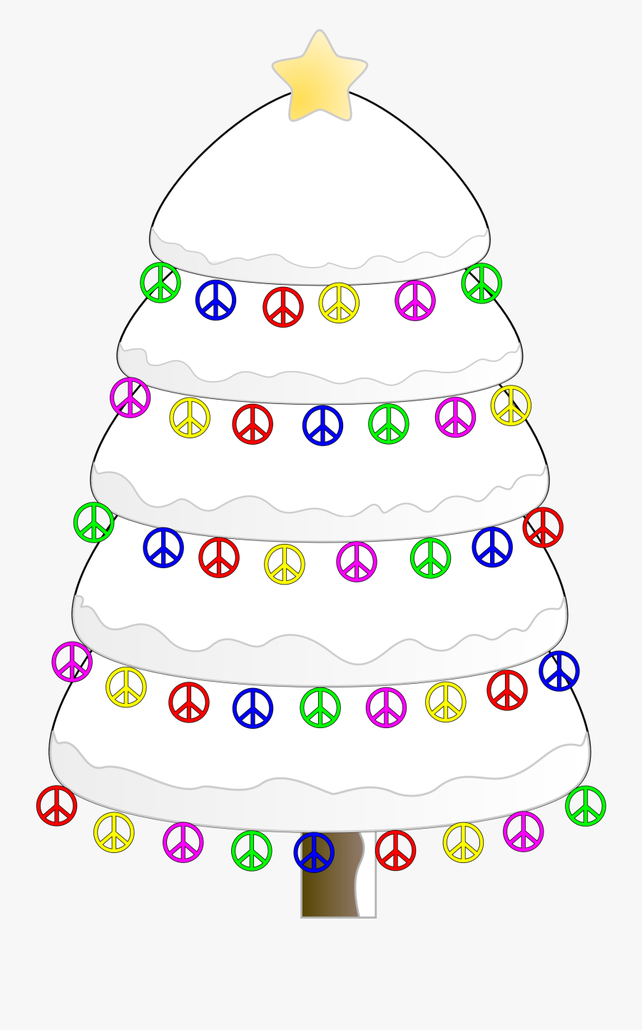 Transparent White Peace Sign Png - Peace And Love Violet, Transparent Clipart