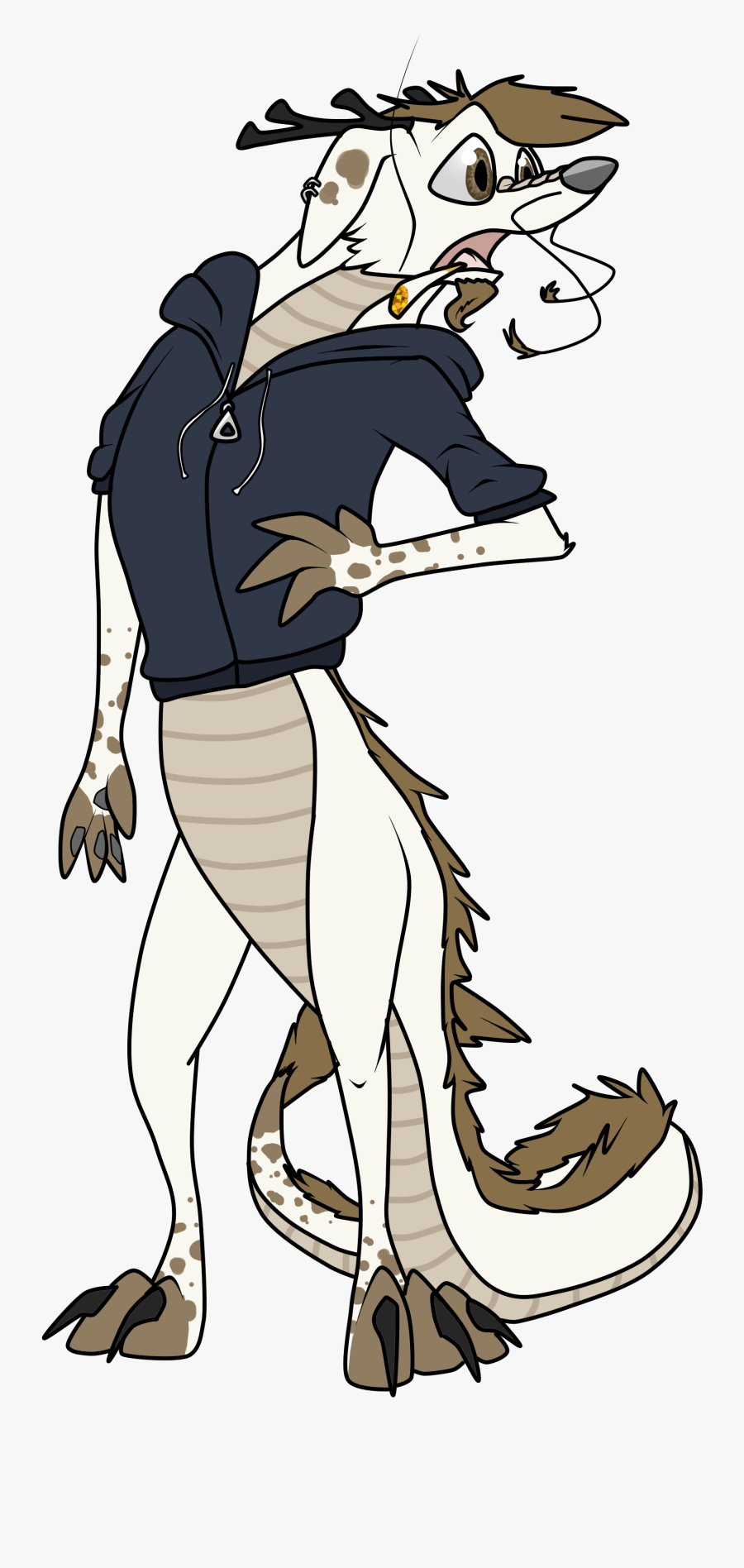 Andrew The Border Collie Noodle Dragon Thing - Illustration, Transparent Clipart