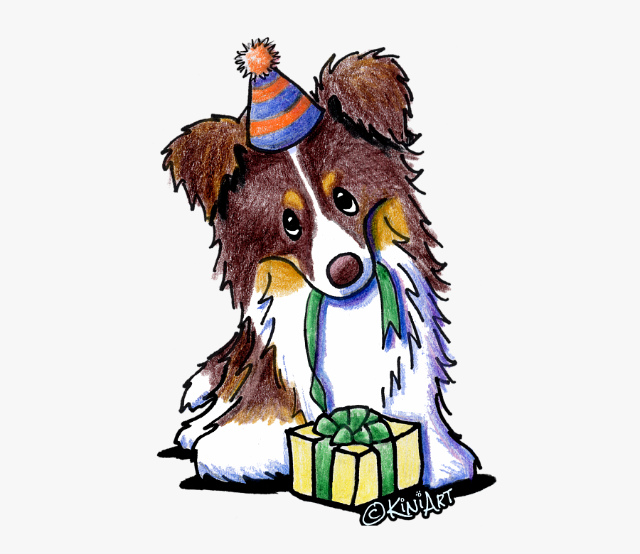 Tri Chocolate Border Collie, Transparent Clipart
