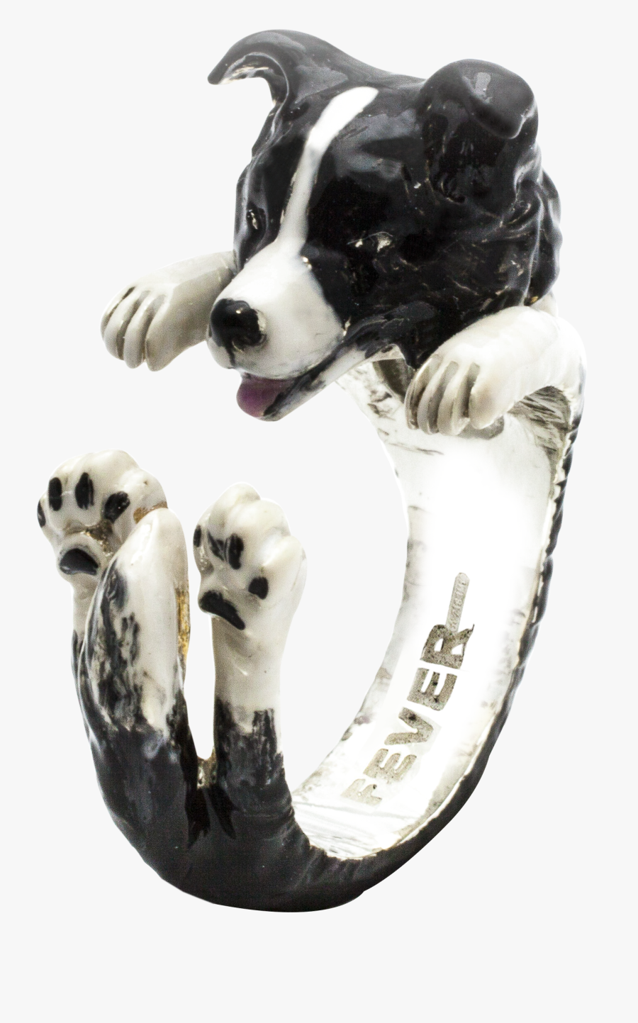Border Collie Hug Ring - Border Collie Ring, Transparent Clipart
