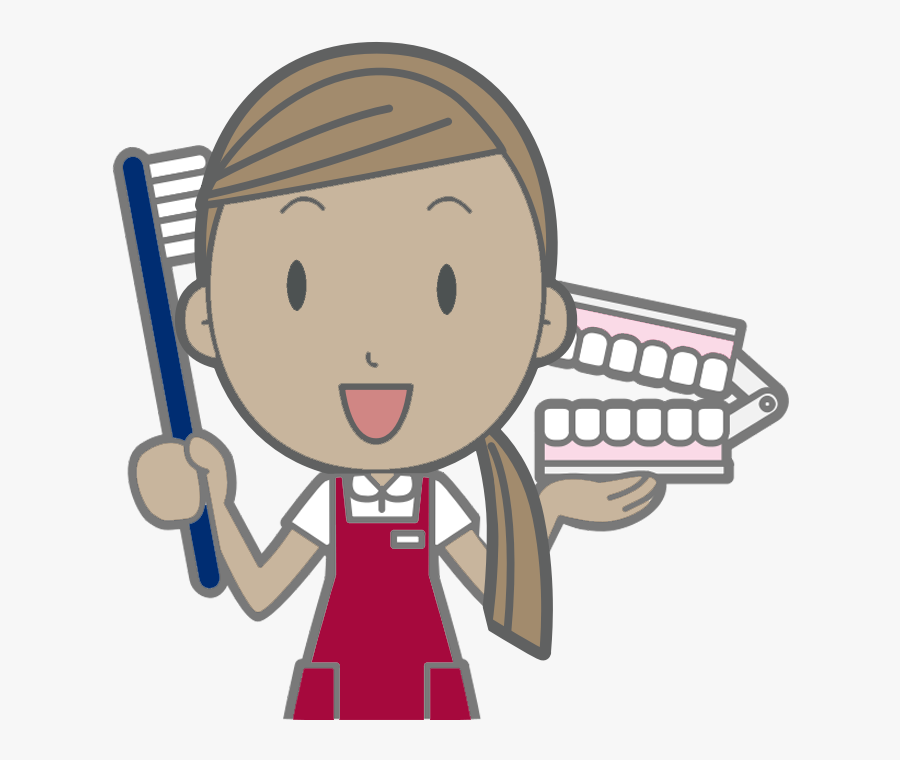 Transparent Dental Hygienist Clipart - 歯科 衛生 士 イラスト, Transparent Clipart