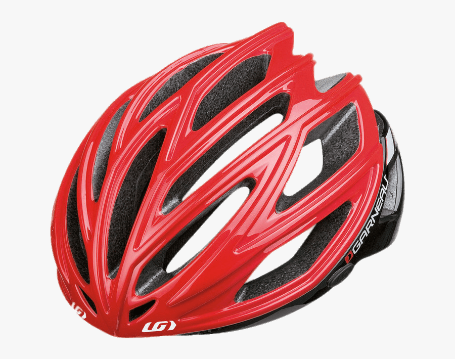 Red Bicycle Helmet - Bike Helmet Transparent Background, Transparent Clipart