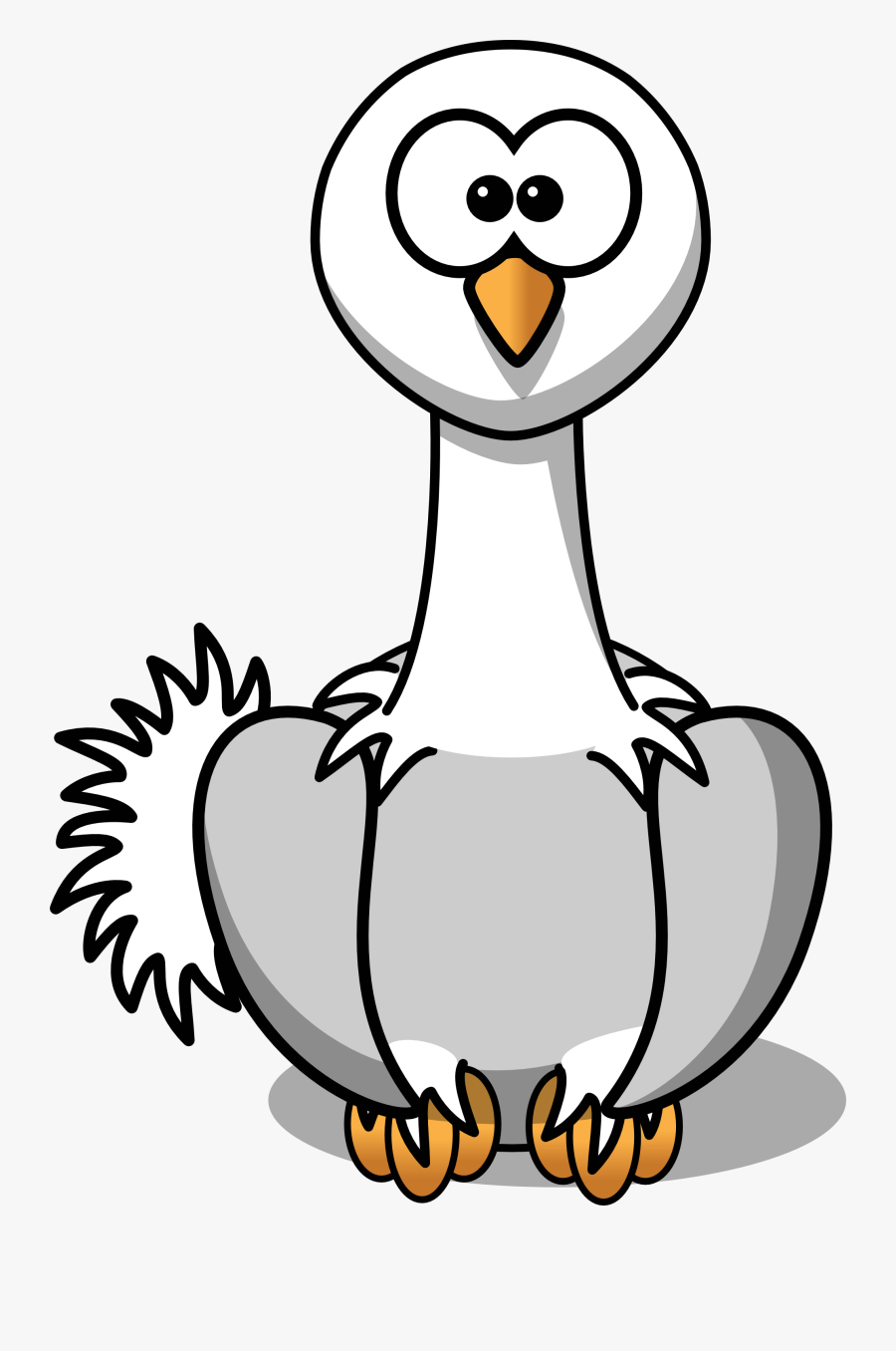 Cartoon Ostrich - Cartoon Ostrich Clipart, Transparent Clipart