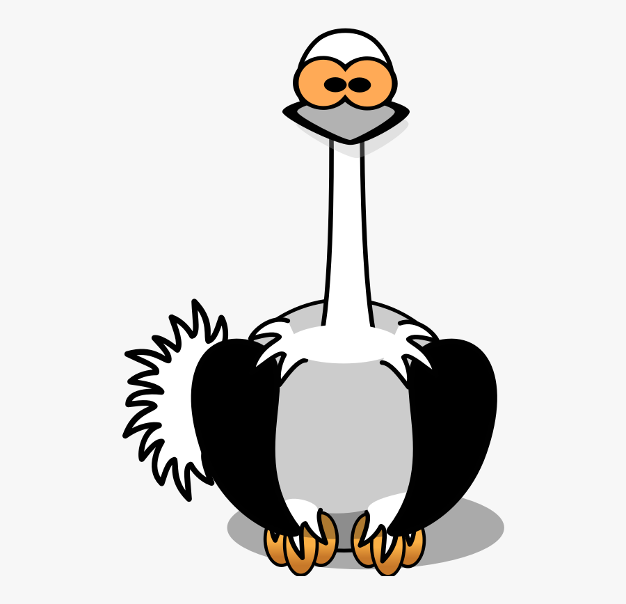 Medium Image Png - Cartoon Ostrich Clipart, Transparent Clipart