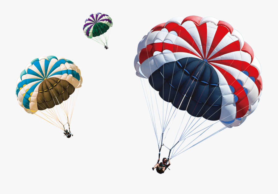 Transparent Parachute Clipart - Paracaidas Playa Png, Transparent Clipart