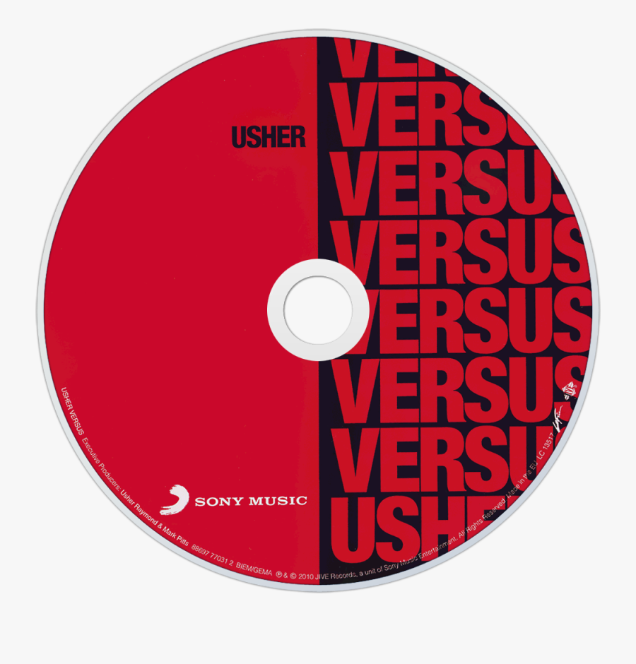 Usher Versus Cd Disc Image Clipart , Png Download - Usher Versus Album, Transparent Clipart