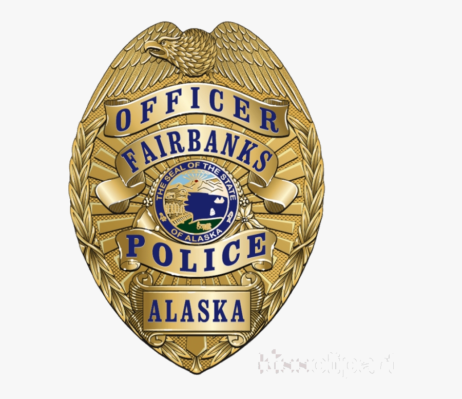Police Badge Fairbanks Clipart Department Transparent - Fairbanks Police Department Badge, Transparent Clipart
