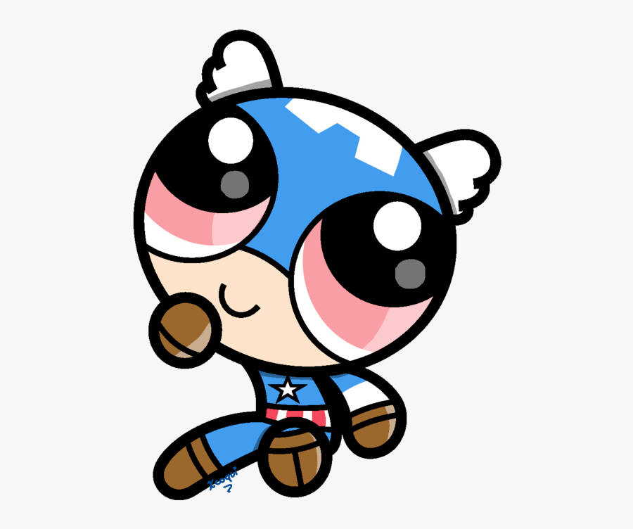 Cute Captain America Animated, Transparent Clipart