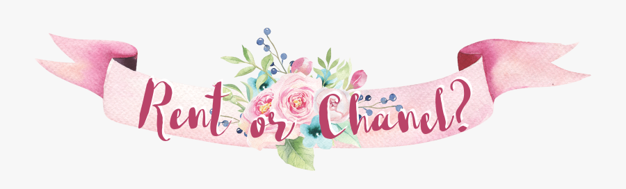 Transparent Chanel Png - Blue Pink Floral Watercolor, Transparent Clipart