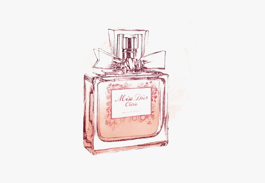 Collection Of Miss - Cute Perfume Bottles Drawing, Transparent Clipart