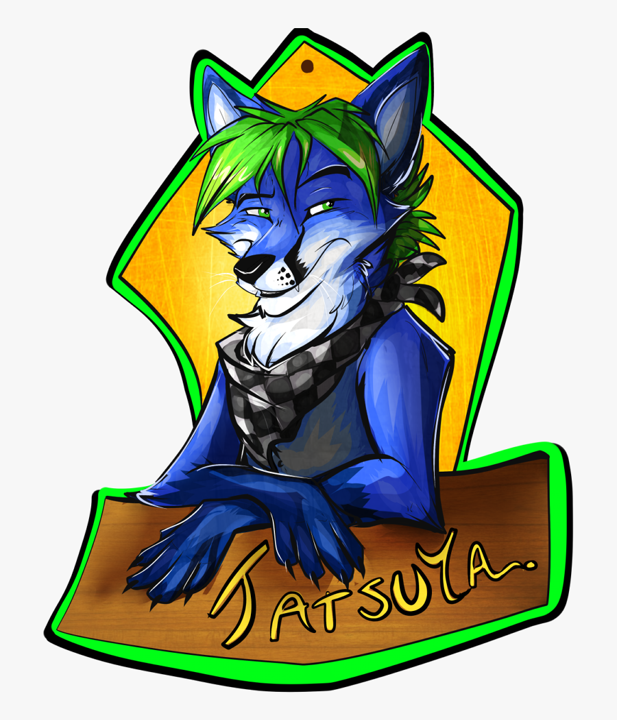 Smirk Cartoony Tatsuya Badge - Cartoon, Transparent Clipart